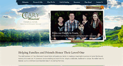 Desktop Screenshot of clarymemorialfuneralhome.com